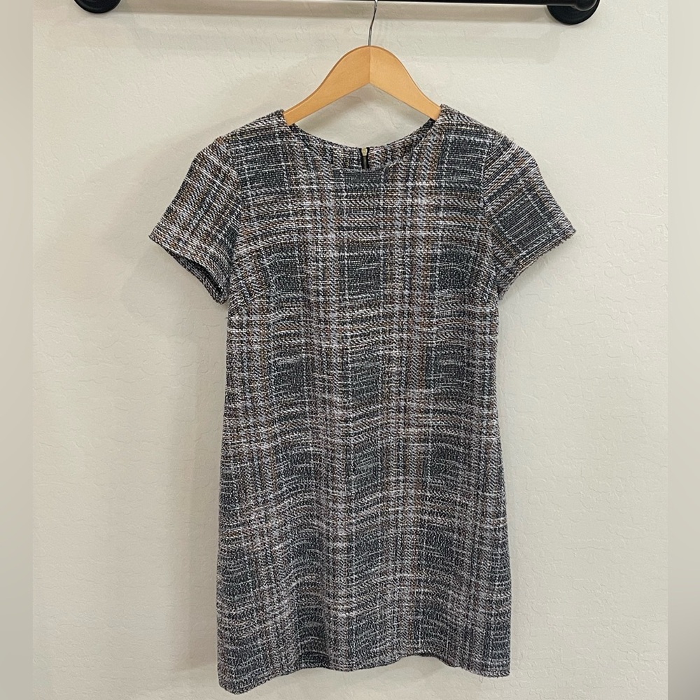 Calvin Klein Petite Women’s Tweed Short Sleeve Dress